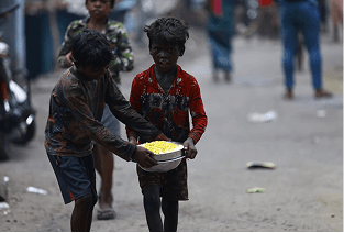Winter clothing and blanket distribution